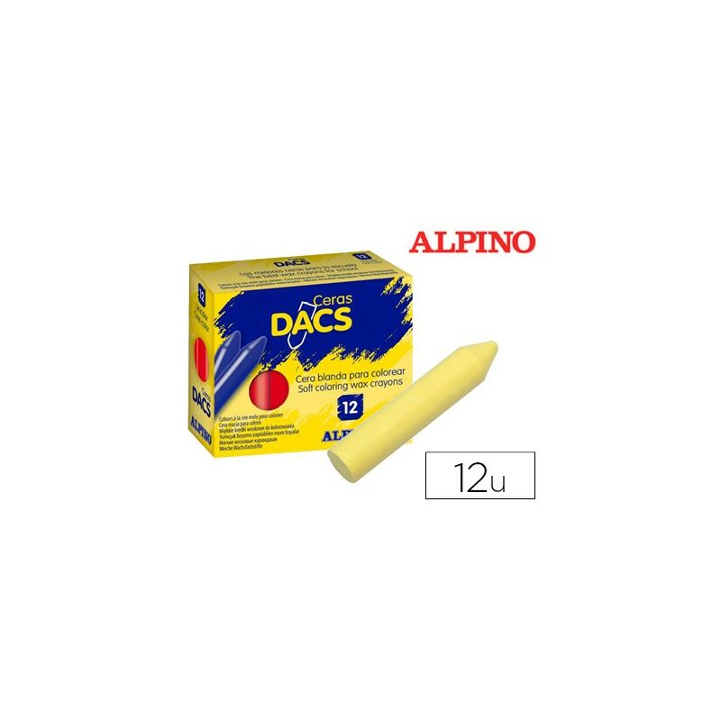 

Genérica - Dacs ceras dacs 55mm amarillo claro estuche de 12