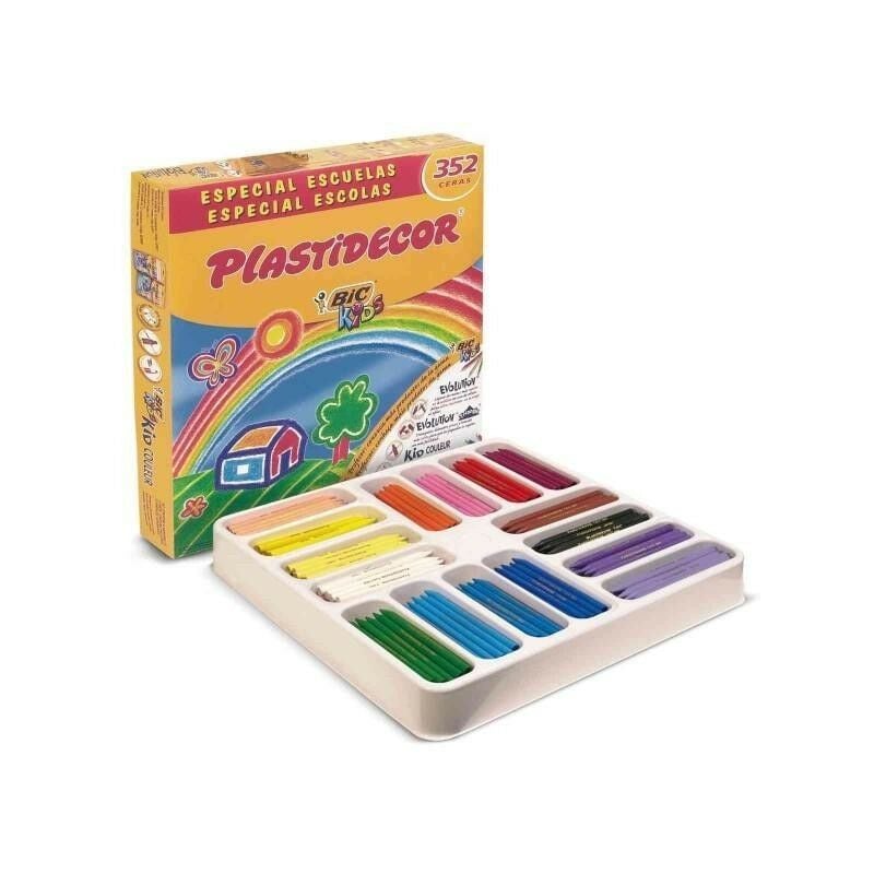 

Plastidecor ceras kids 12 colores surtidos - caja de 352u -