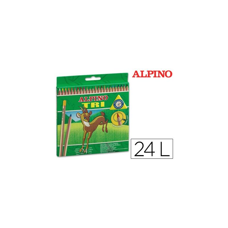 

Genérica - Alpino lapices de colores tri 175mm estuche de 24
