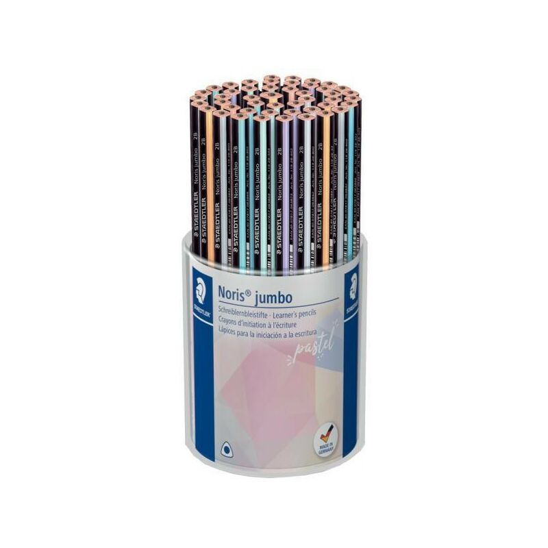 

Staedtler lapiz grafito noris jumbo 119 hb surtidos pastel -bote expositor 48u-