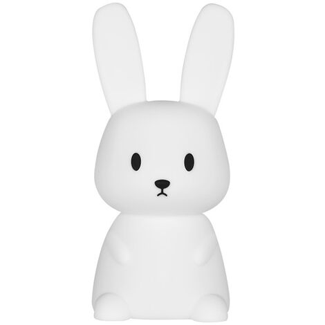 Lapin Veilleuse Bebe Tactile 7 Couleurs USB Rechargeable Peut être Chronométré Veilleuse Enfant