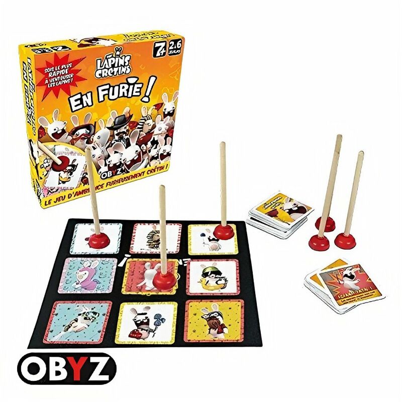 LAPINS CRETINS - Jeu de plateaux - En Furie !