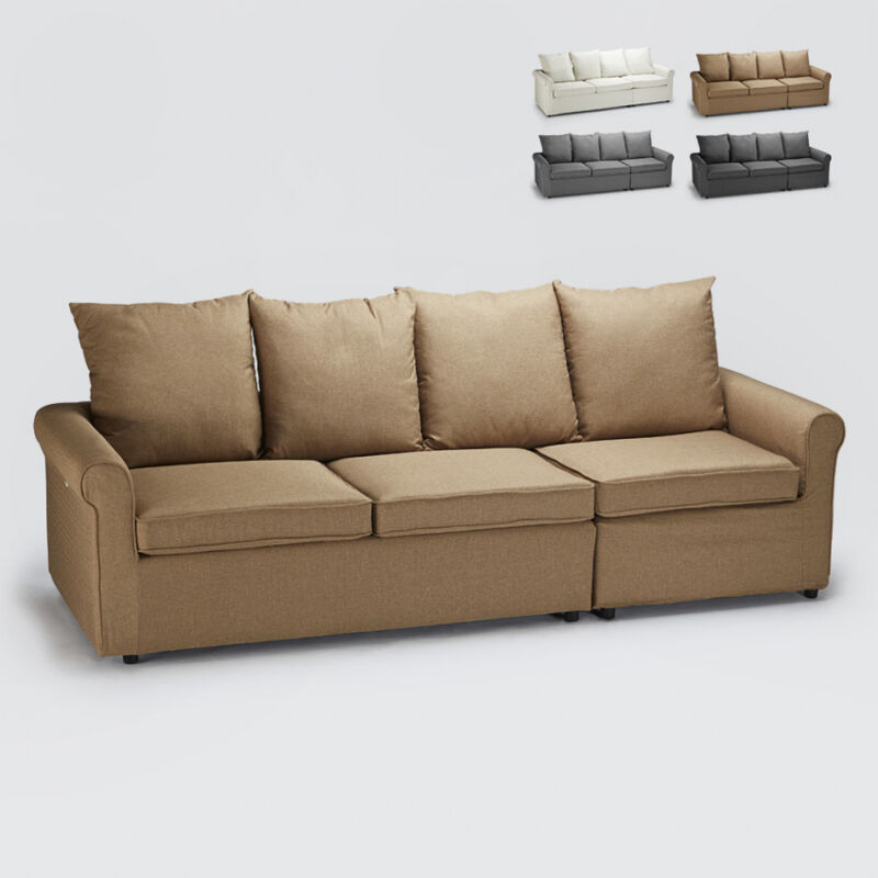 

Lapislazzuli moderno sofá cama de 3 plazas desenfundable | Color: Beige