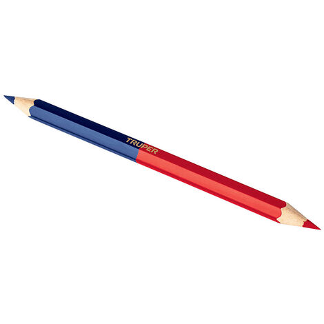 Lápiz bicolor para carpintero - 18 cm