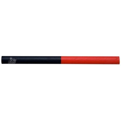 Lápiz de carpintero azul marino y rojo