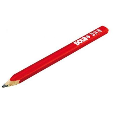 LÁPIZ DE CARPINTERO ROJO SOLA ZB24 PARA MADERA