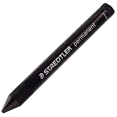 Lápiz de cera Staedtler Lumocolor 236-9 Negro Cera (12 Unidades)
