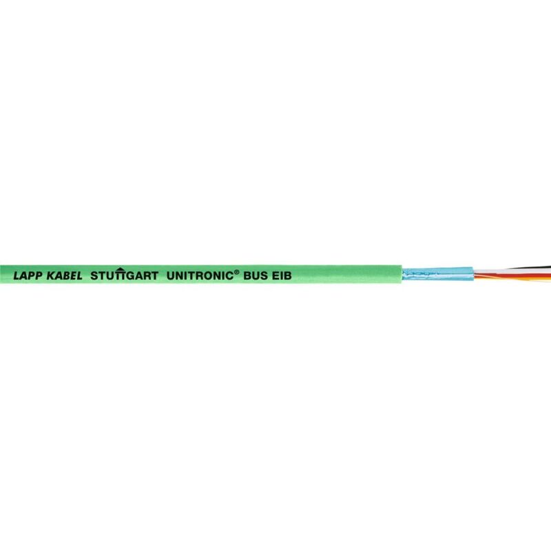 Lapp 10 Meter 2170240 Unitronic Bus Eib Busleitung 2x2x0, 8 Geschirmt Grün I Knx Bus Kabel I Datenkabel 4 Adrig I Pvc Datenbus Kabel I Datenbusleitung I