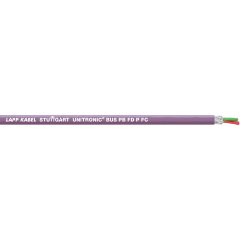 Lapp 10 Meter 2170322 Unitronic BUS PB FD FC Busleitung 1x2x0,64 mm² geschirmt 19-drähtig I hochflexible Schleppkettenleitung I Flammwidrig I Datenkabel Ölbeständig I Bus Kabel für Schleppkette