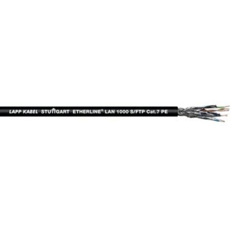 Lapp 10 Meter 2170978 Etherline Lan Cat.7 S/FTP 4x2xAWG23 PE Datenleitung für den Aussenbereich bis 1000 MHz