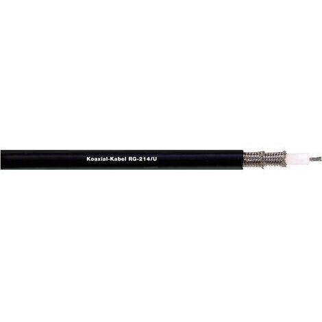 LAPP 2170001/100 Koaxialkabel Außen-Durchmesser: 2.67 mm RG174 A/U 50 Ω  Schwarz 100 m