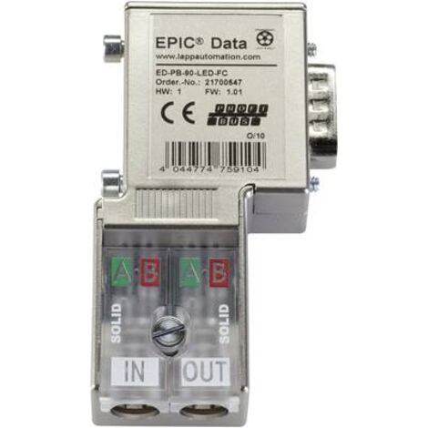 LAPP 21700547 Distributore e adattatore per sensore o attuatore Spina angolata Numero di poli: 9 1 pz.