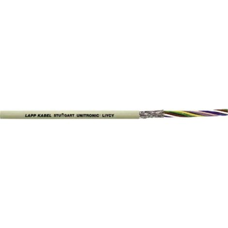 LAPP 34306/100 Câble de données UNITRONIC LIYCY 6 x 0.14 mm² gris 100 m V189351