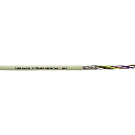LAPP 34604/50 Câble de données UNITRONIC LIYCY 4 x 0.5 mm² gris 50 m V189761
