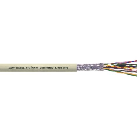 LAPP 35820/100 Câble de données UNITRONIC LIYCY (TP) 2 x 2 x 0.75 mm² gris 100 m V134031