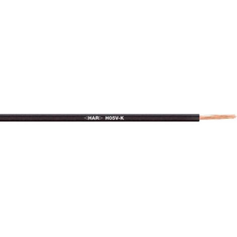 LAPP 4510011S Cavo per cablaggi H05V-K 1 x 0.50 mm² Nero 250 m