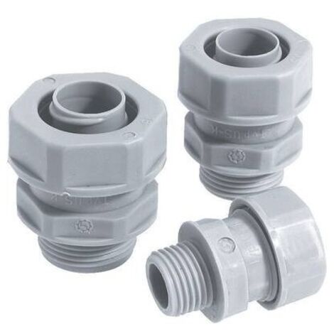 LAPP 55501330 SILVYN® USK-M 20x1,5 Raccordo a vite del tubo flessibile Grigio-Argento (RAL 7001) M20 16 mm Piatto 1 pz.