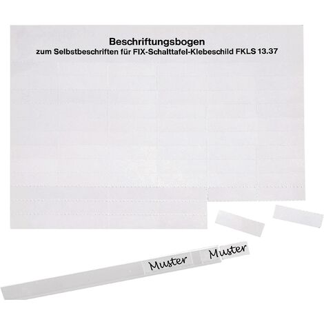 LAPP 61721840 FKLS 16 Etiquette 48 x 16 mm Couleur de la surface de marquage: blanc Nombre d'étiquettes: 32 X75101