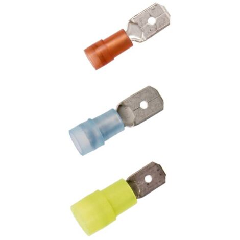 LAPP 61794951 Presa piatta Larghezza spina: 2.8 mm Spessore spina: 0.5 mm 180 ° Completamente isolato Rosso 100 pz.