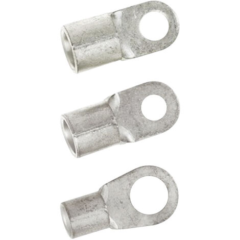 LAPP 63204245 Ringkabelschuh  Querschnitt (max.)=10 mm² Loch-Ø=6.5 mm Unisoliert Metall 100 St.