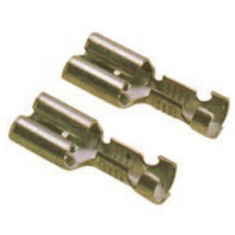 LAPP 63501010 Presa piatta con aggancio Larghezza spina: 6.3 mm Spessore spina: 0.8 mm 180 ° Non isolato 100 pz.