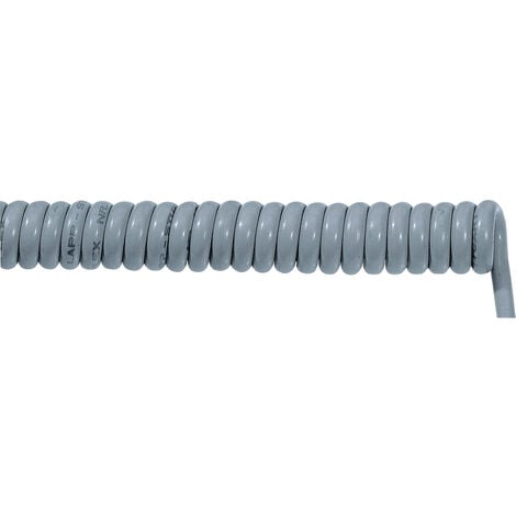 LAPP 70002727 Spiralkabel ÖLFLEX® SPIRAL 400 P 1000 mm / 3000 mm 7 G 0.75 mm² Grau 1 St.