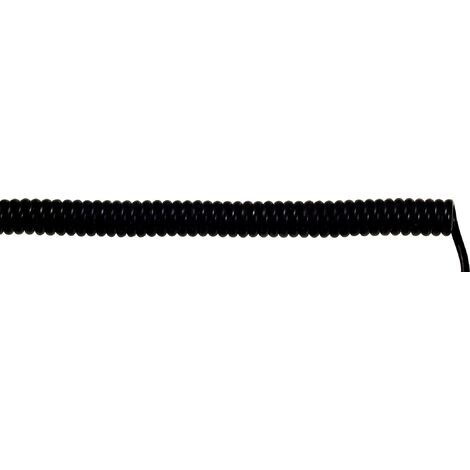 LAPP 73220255 Câble spiralé UNITRONIC® SPIRAL 100 mm / 400 mm 5 x 0.25 mm² noir 1 pc(s) X761231