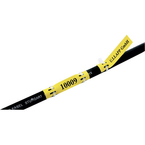 LAPP 83254760 LFL1H YE/WH Kabel-Etikett Fleximark 26 x 9 mm Farbe Beschriftungsfeld: Gelb Anzahl Eti