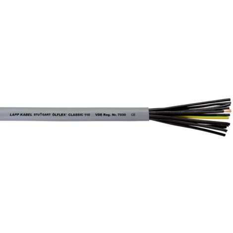 LAPP ÖLFLEX® CLASSIC 110 Cavo di controllo e comando 3 x 0.75 mm² Grigio 1119803/100 100 m