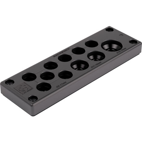 LAPP SKINTOP® MULTI Version 4 Mehrfachkabeldurchführungsplatte   Klemm-Ø (max.) 20 mm Plattenstärke