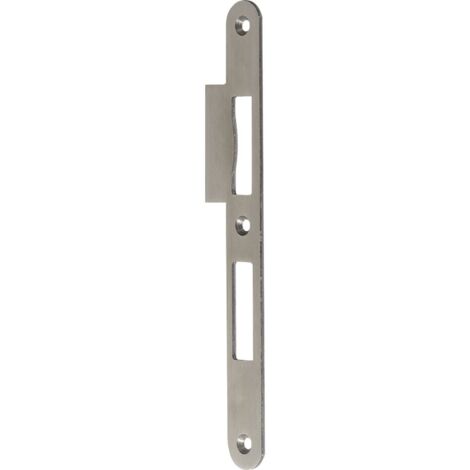 Lappenschließblech B9000 für BKS Hauptschlösser, rechts, 36 x 235 mm, Edelstahl