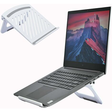 Laptop-Ständer, eingebauter Klappständer, höhenverstellbarer Desktop-Laptop-Ständer, ergonomischer Laptop-Ständer mit Belüftung