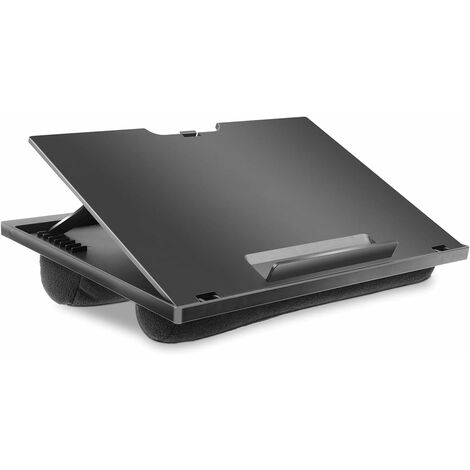 Laptop Stand with Cushion - 8 Angle Way Adjustable, Support Notebook, Maximum 15.6" Tablet, Tray Table & Suitable for Travel, Work, Home