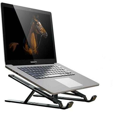 Laptop Tablet Stand, Adjustable Aluminum for 10-15.6 Laptops (Grey)
