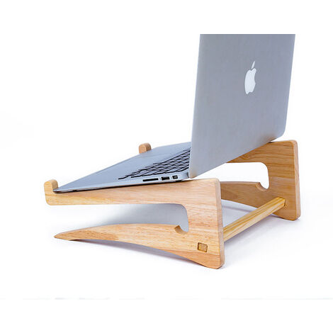 Laptopständer aus Holz / Kühlständer aus Holz / belüfteter Laptopständer (geeignet für Notebooks über 14 Zoll)