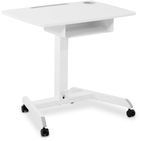 FROMM & STARCK Neigbarer, verstellbarer Laptopständer mit Ablage 80 x 56 cm 760 - 1130 mm