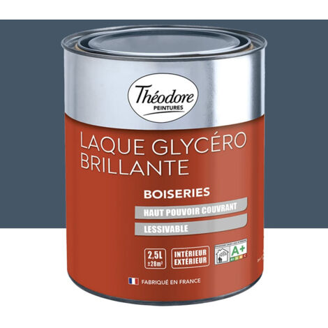 Laque Glycéro Brillante Théodore Bleu Marine 2,5 L