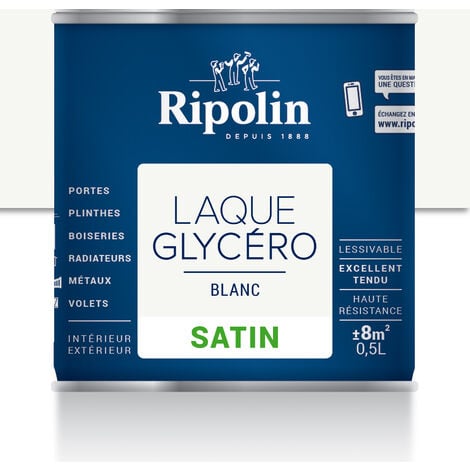 Laque Glycéro Déco pour Intérieur & Extérieur, Satin Ripolin