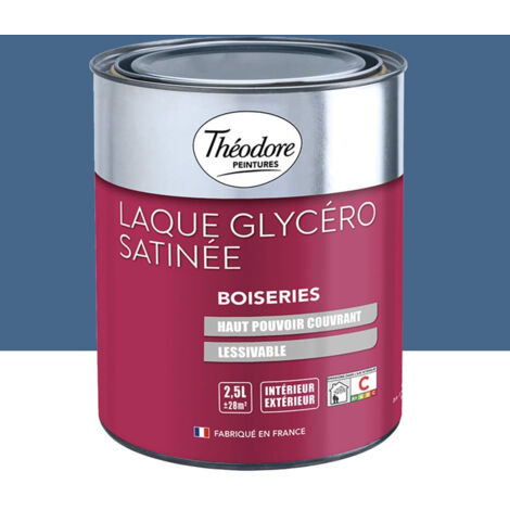Laque Glycéro Satinée Théodore Bleu 2,5 L