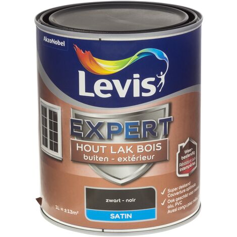 Laque Levis Expert Bois Extérieur Gris Dauphin Satin Super Couvrant 2,5L - Gris dauphin