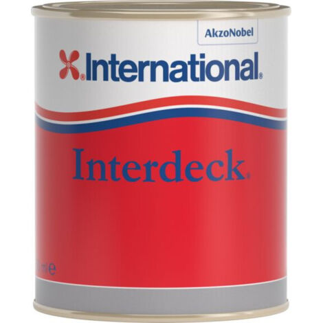 Laque marine antidérapante INTERDECK - INTERNATIONAL - 750 ml - bleu 923