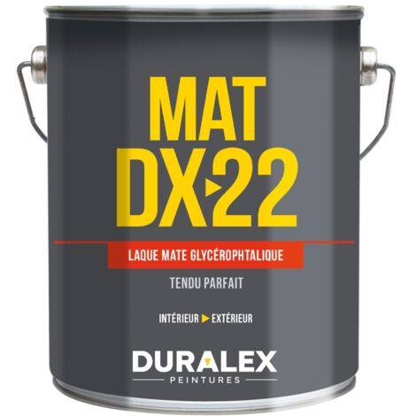 Laque mate glycérophtalique DX 22 blanc 3L - DURALEX - 105100204