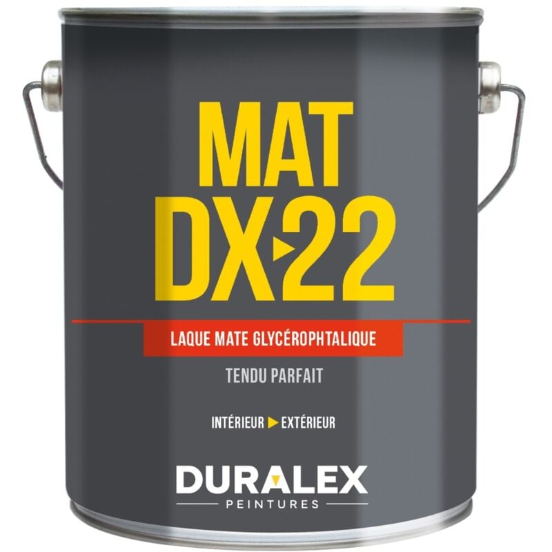 Duralex - Laque mate glycérophtalique dx 22 blanc 1L 105100207