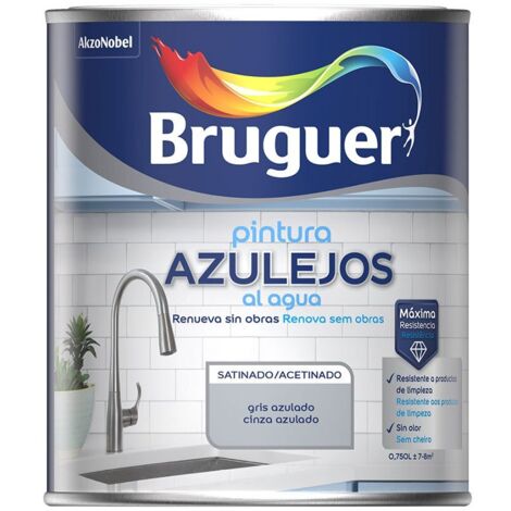 LAQUE POUR CARRELAGE EAU GRIS GRIS BLEU SAT - 0,75 L