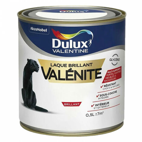 Laque Valénite - brillant - 0,5L au RAL DULUX VALENTINE - plusieurs modèles disponibles