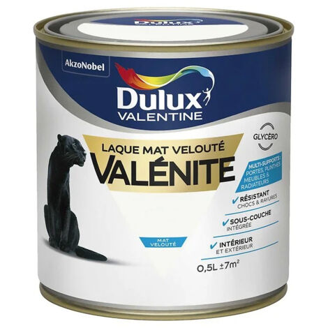 Laque Valénite Mat Velouté 0.5l - Dulux Valentine