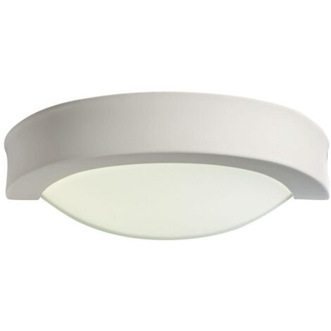LARA Applique Mur plâtre E27 77W max.,demi-lune Lpe non incl. ARIC 3021