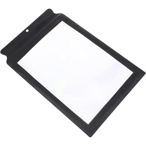 Large A4 Reading Magnifying Glass - Very Light and Unbreakable - Suitable for Seniors - A4 Lens - 3x Magnification - Suitable for Books, Newspapers, Maps