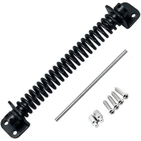 Large Black 10" (25cm) Heavy Duty Gate Door Closer Tension Spring