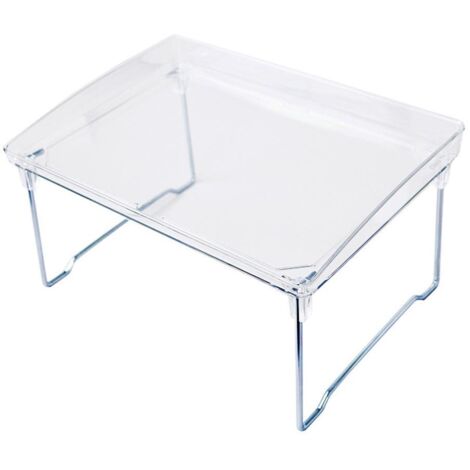 Large Capacity Desktop Storage Rack Clear Acrylic Kitchen Shelf Single Layer Office Desktop File Organizer
